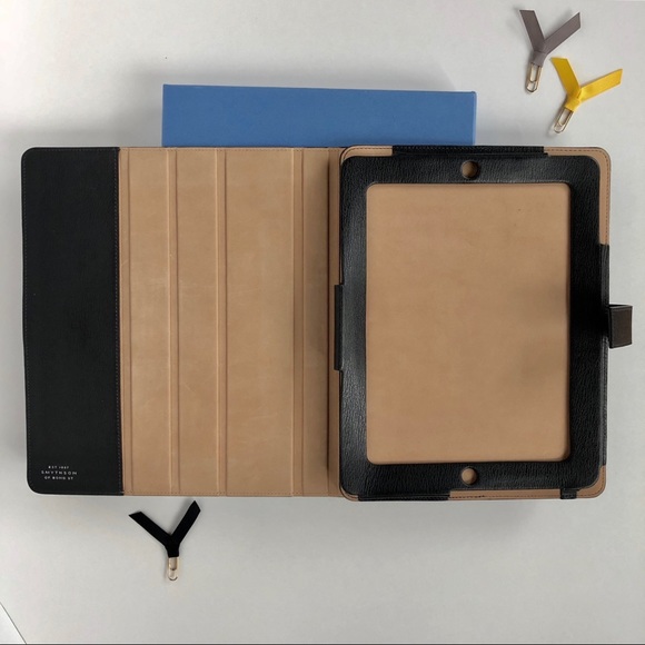 Smythson Bond St. Tablet Stand-Up Case - NIB - Picture 1 of 8